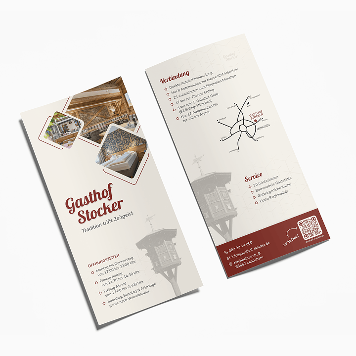 Einblick in das Angebot des Gasthofs Stocker