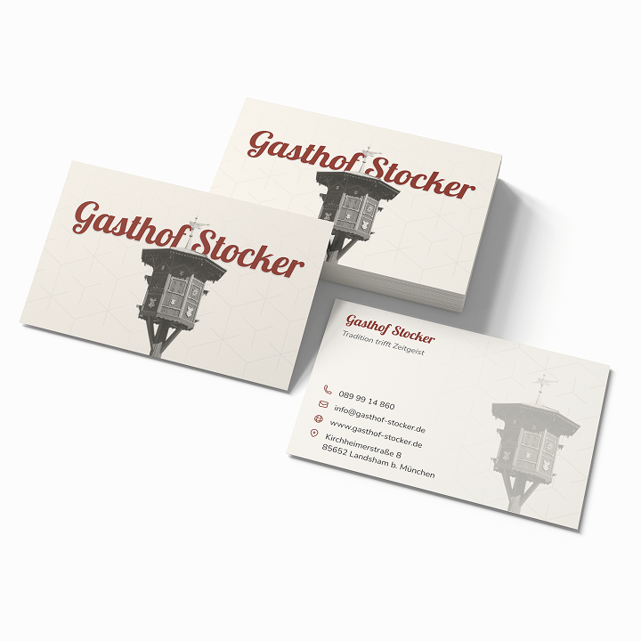 Gastronomischer Inhaltsbereich der Website