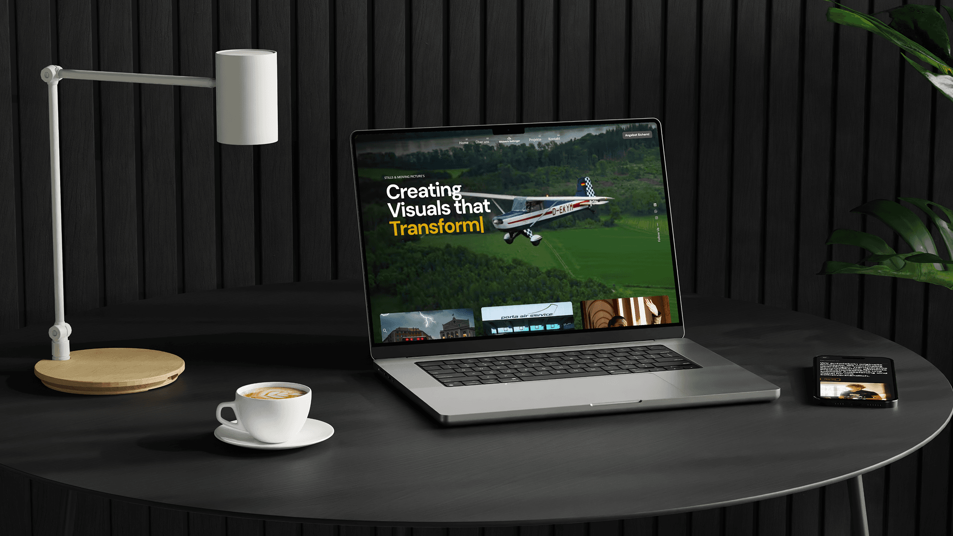 Startseite des neuen Industrie-Webauftritts