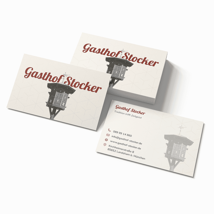 Gastronomischer Inhaltsbereich der Website
