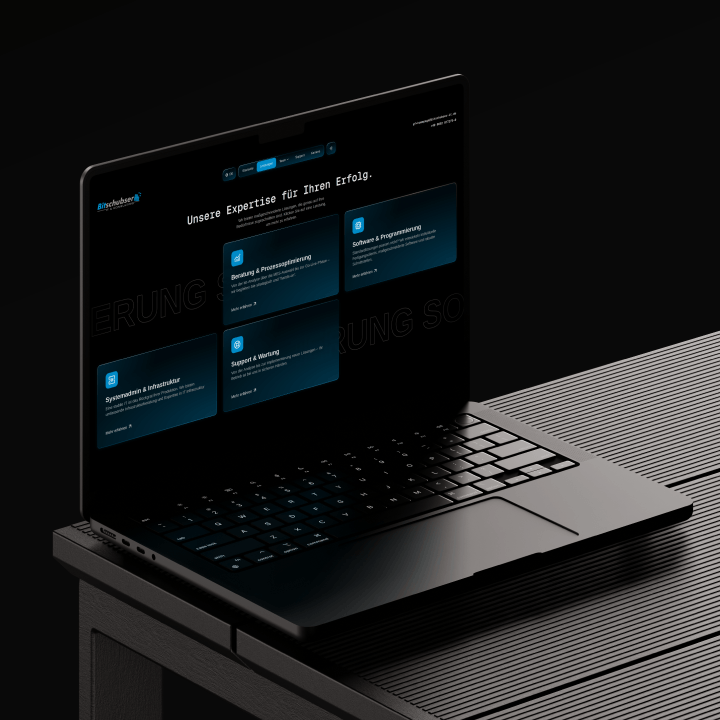 Servicebereiche der Bitschubser Website